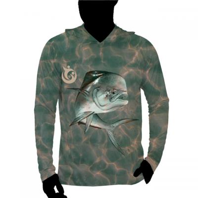 Men Fishing Performance Hooded Shirts